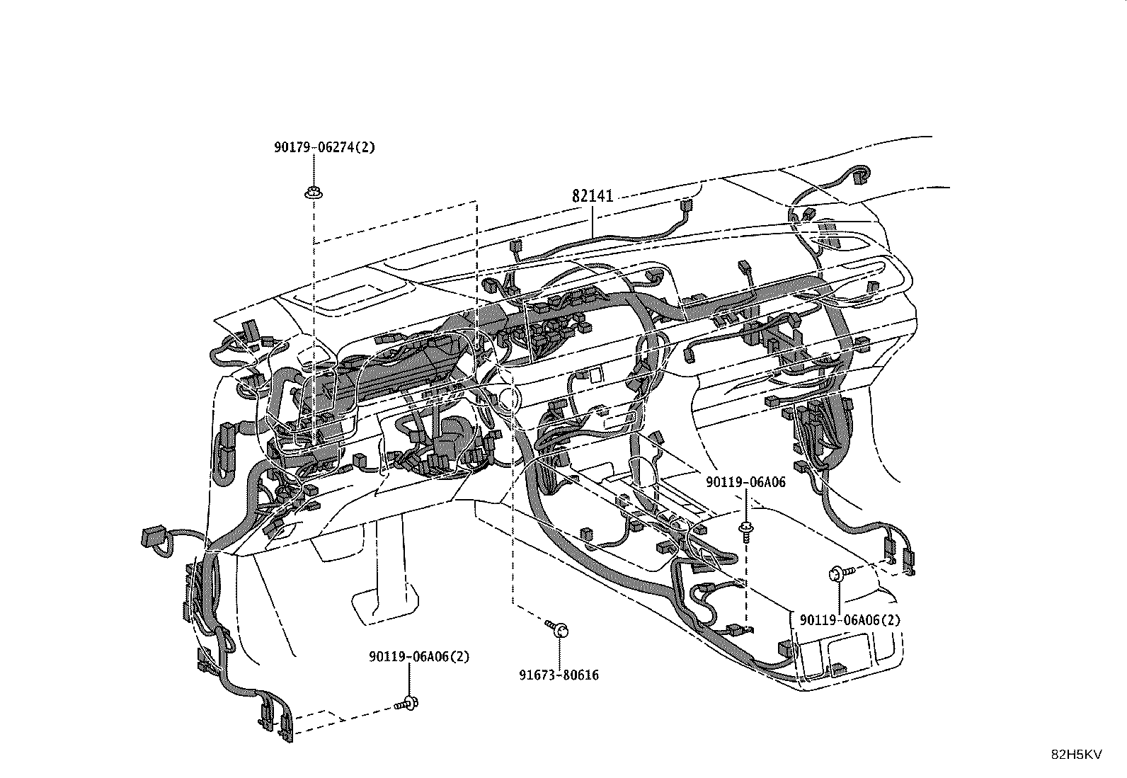 82817-3AE50 PROTECTOR, WIRING HARNESS, NO.5 product image