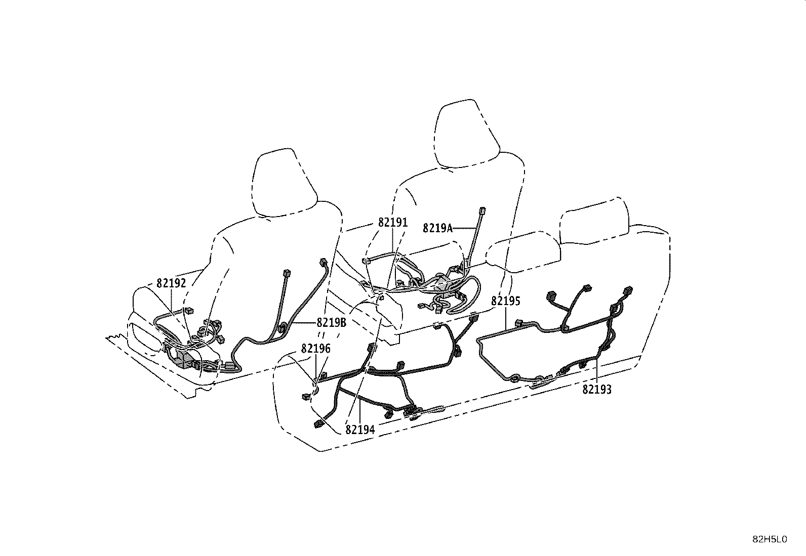 82817-3AE50 PROTECTOR, WIRING HARNESS, NO.5 product image