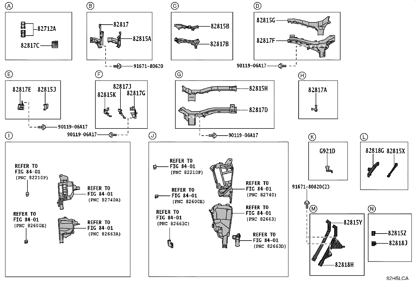82712-42100 SUPPORT, WIRING HARNESS product image