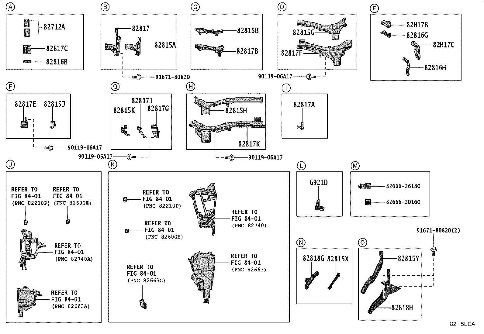 82712-42100 SUPPORT, WIRING HARNESS product image