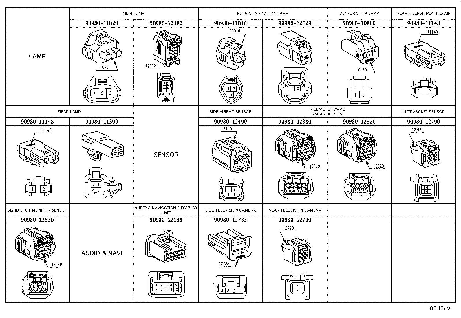 82191-AQ040 WIRE, FRONT SEAT, RH product image