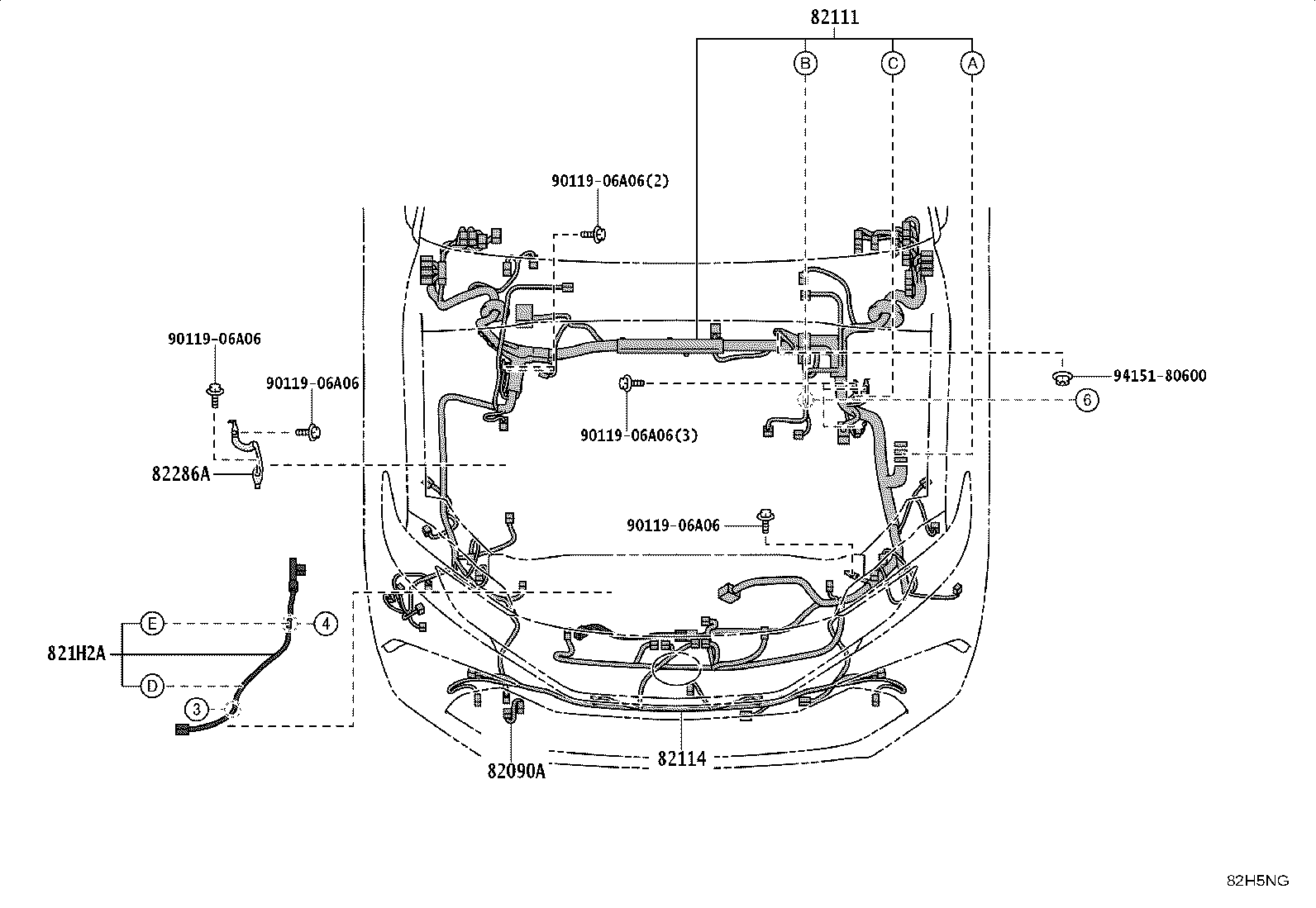 82817-3T790 PROTECTOR, WIRING HARNESS, NO.13 product image