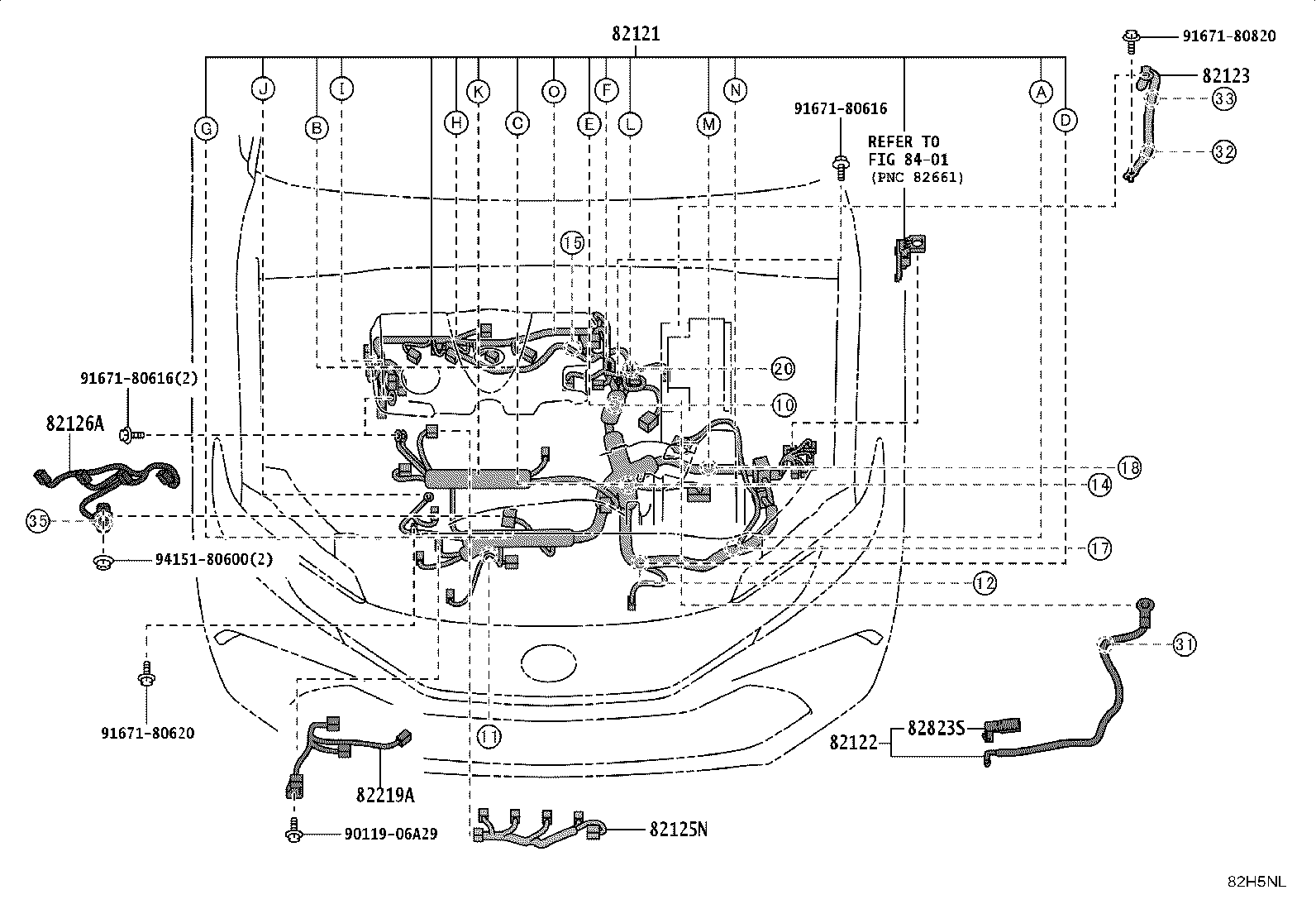 82817-3T790 PROTECTOR, WIRING HARNESS, NO.13 product image