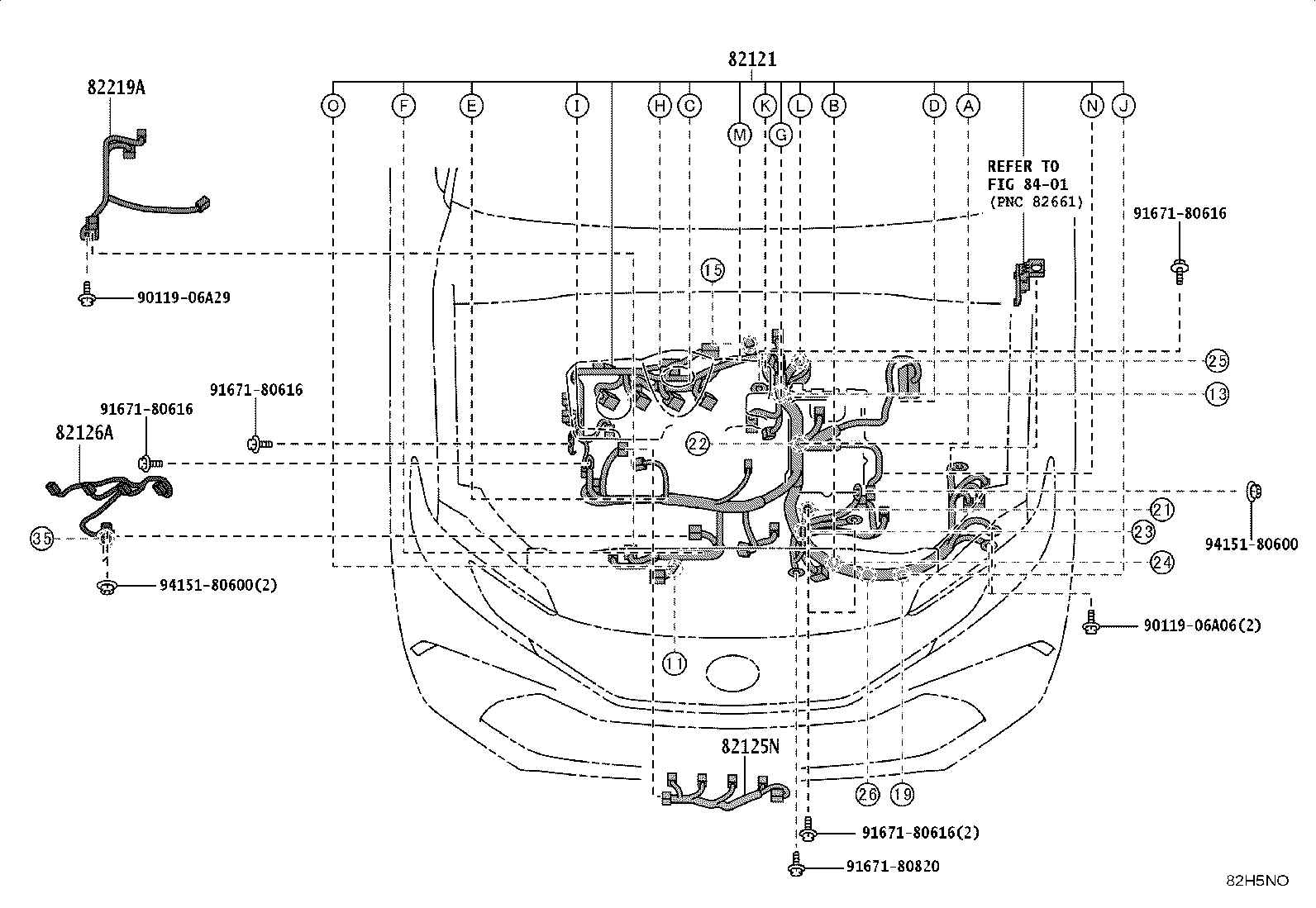 82817-3T790 PROTECTOR, WIRING HARNESS, NO.13 product image