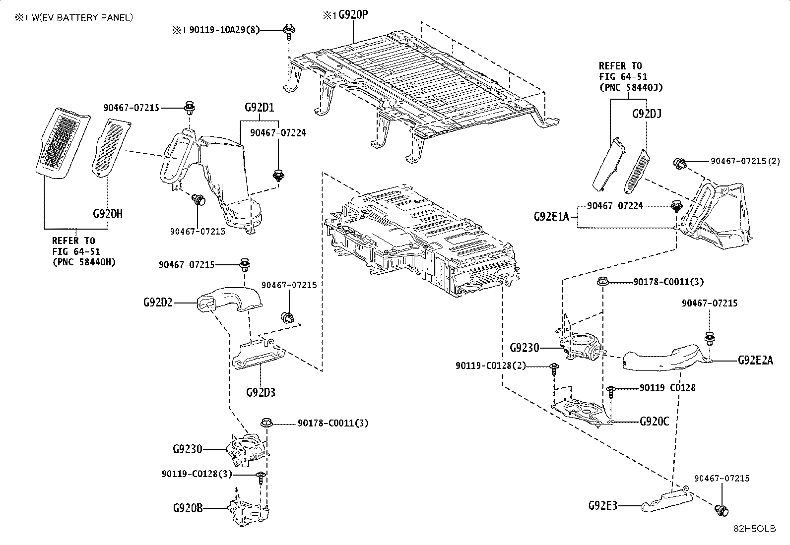 82675-0G070 TERMINAL, BATTERY POSITIVE product image
