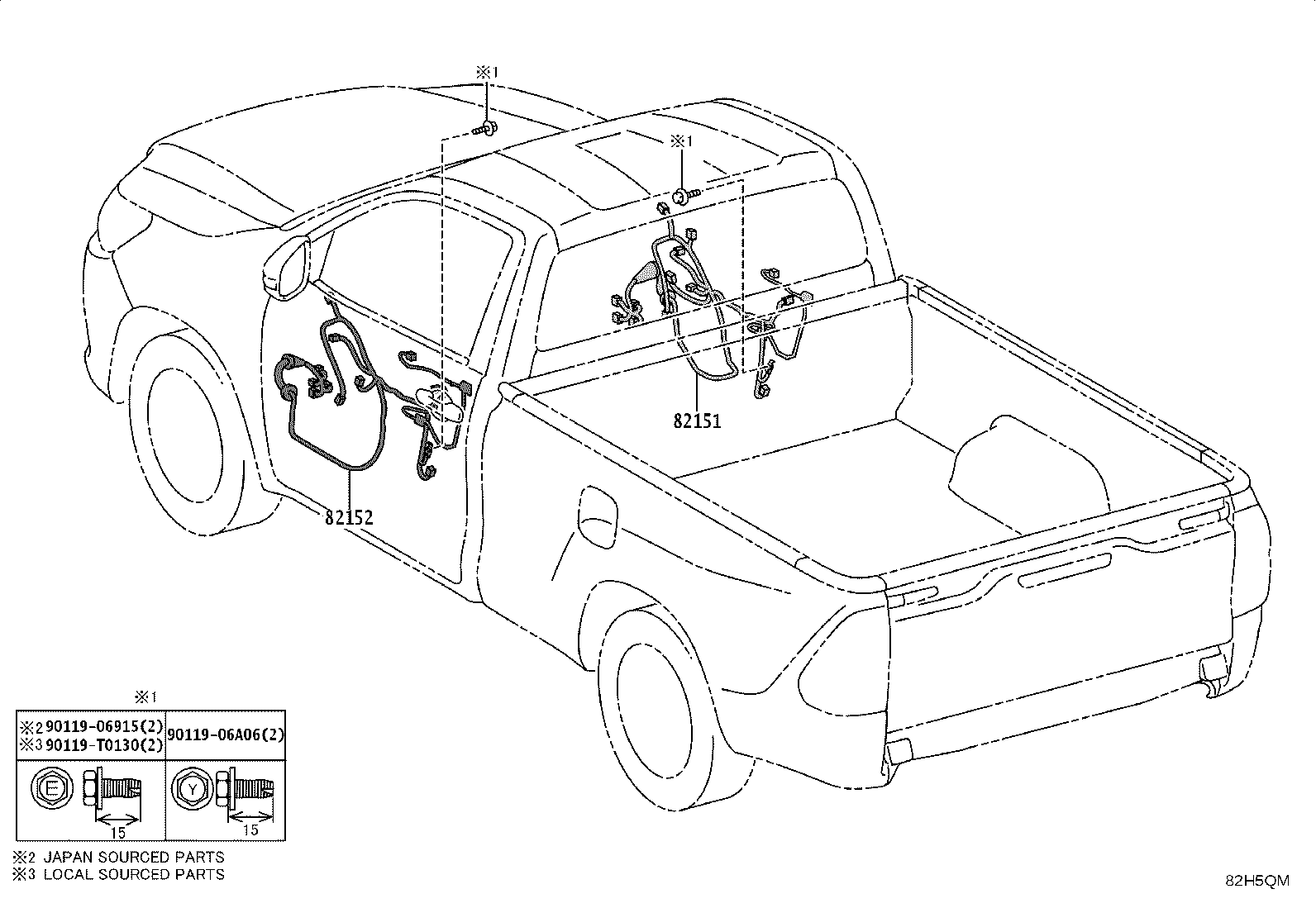 82164-KKF61 WIRE, FRAME product image