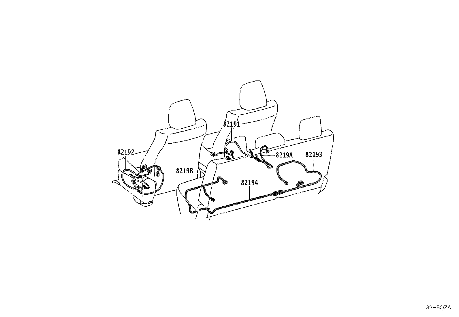 82137-KK321 WIRE, FRAME product image