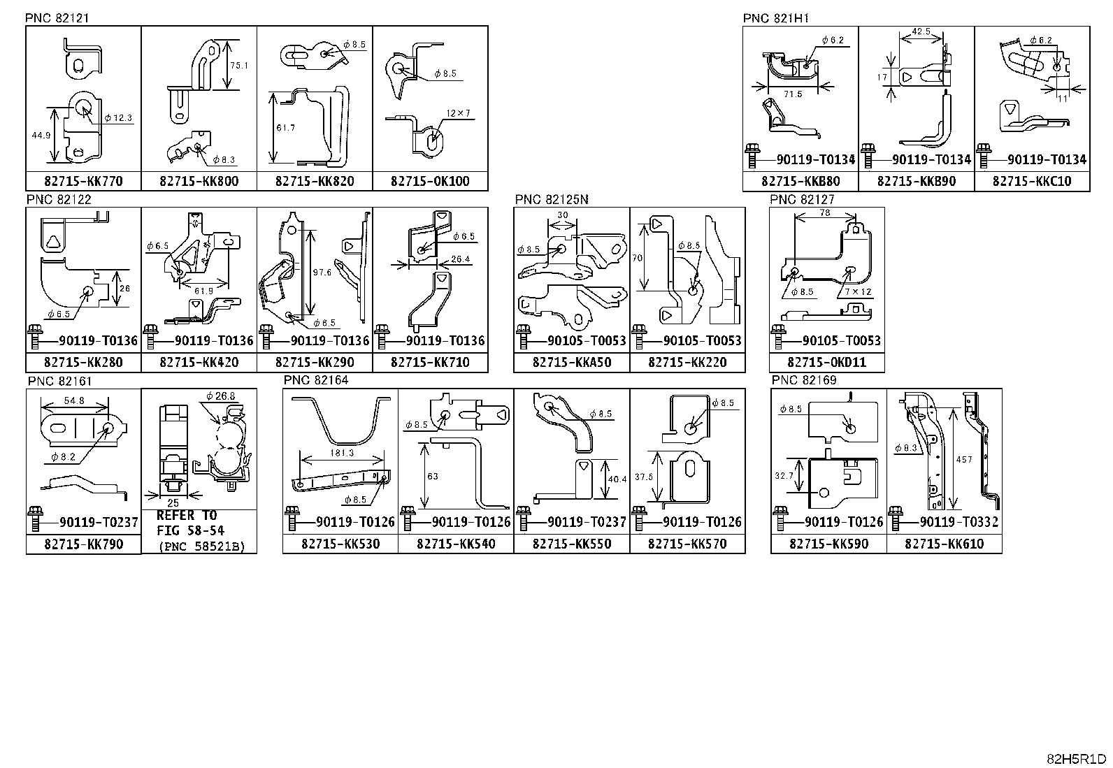 82137-KK321 WIRE, FRAME product image