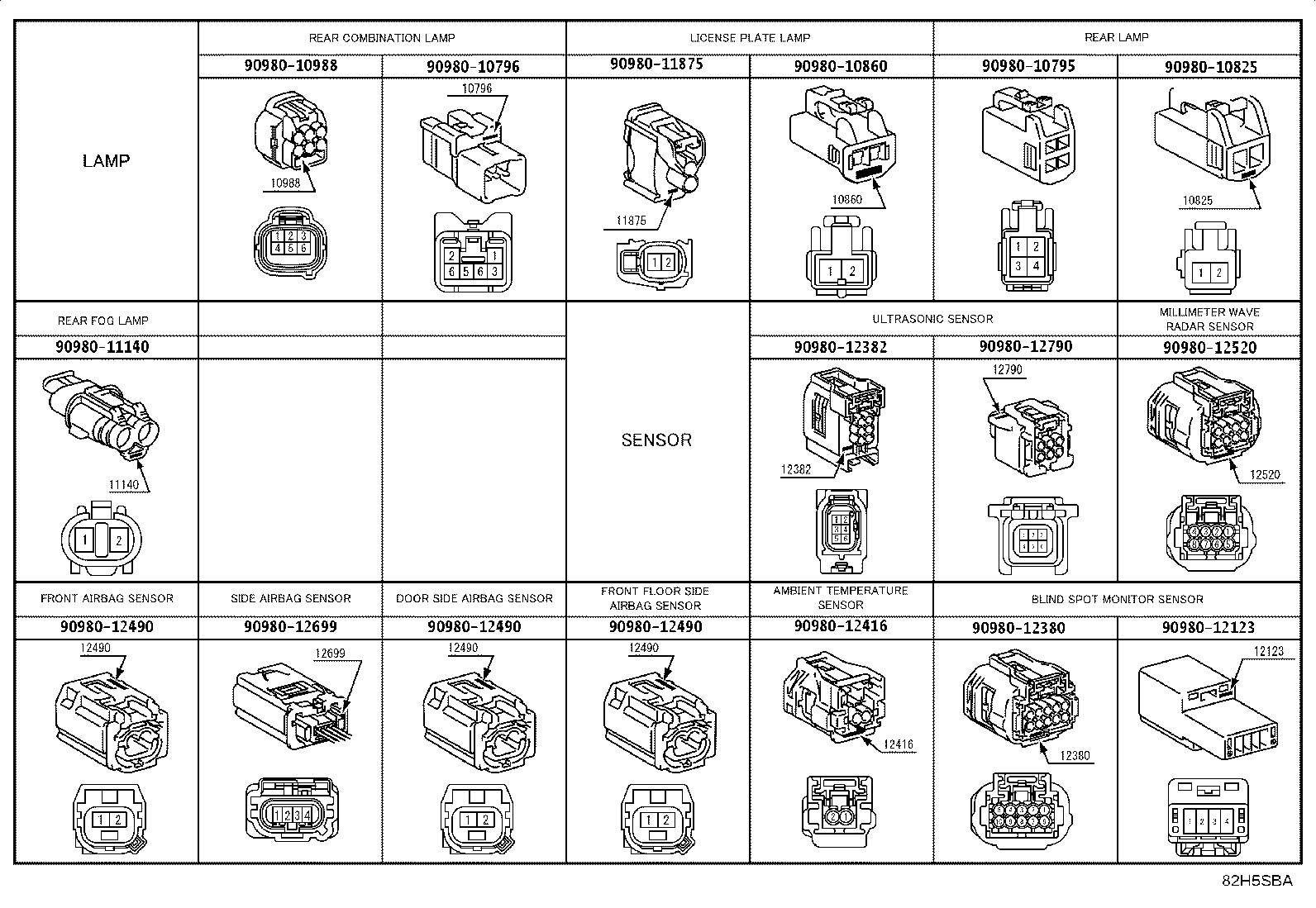82137-KK100 WIRE, FRAME product image