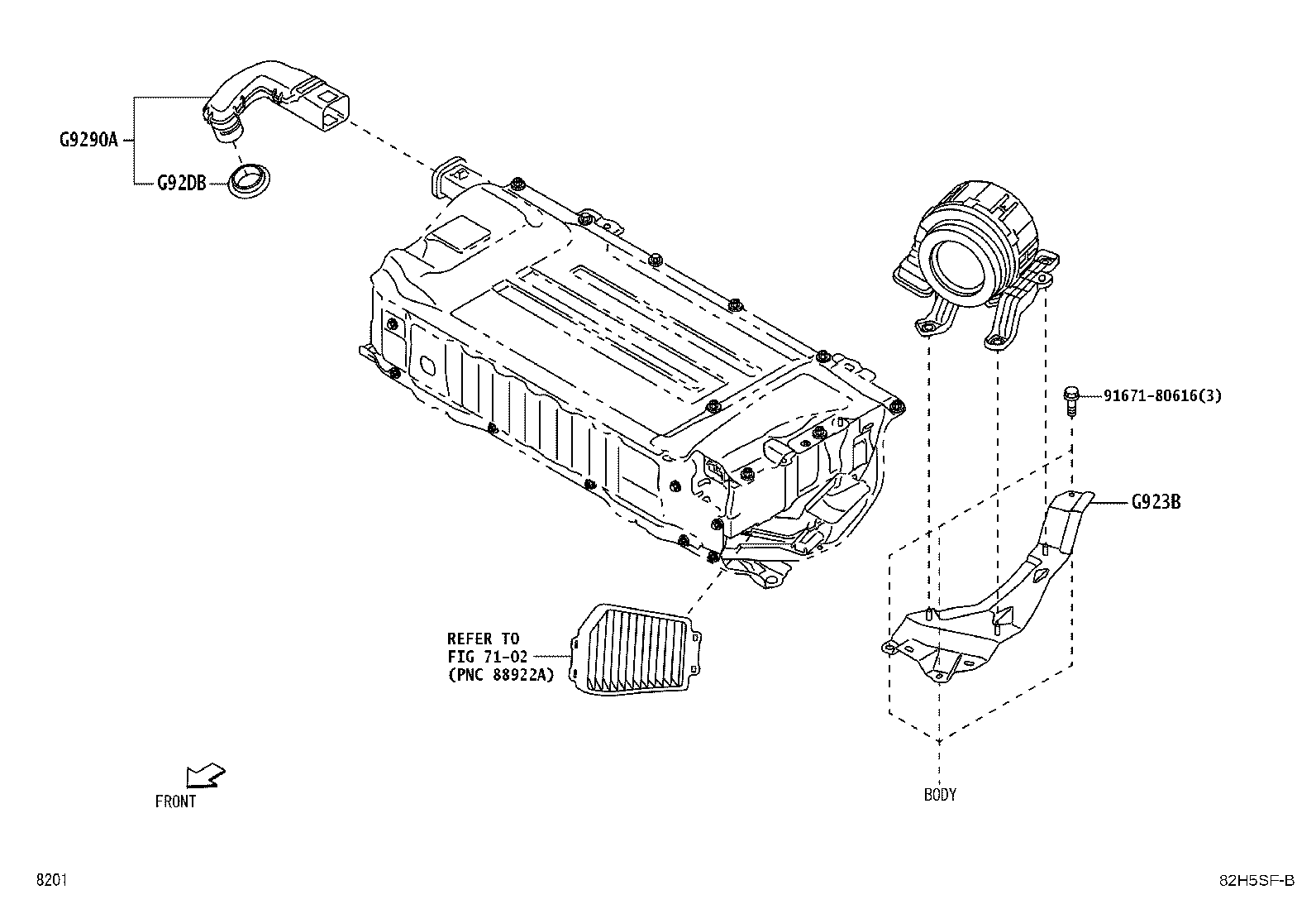 28877-BZ030 INSULATOR, BATTERY product image