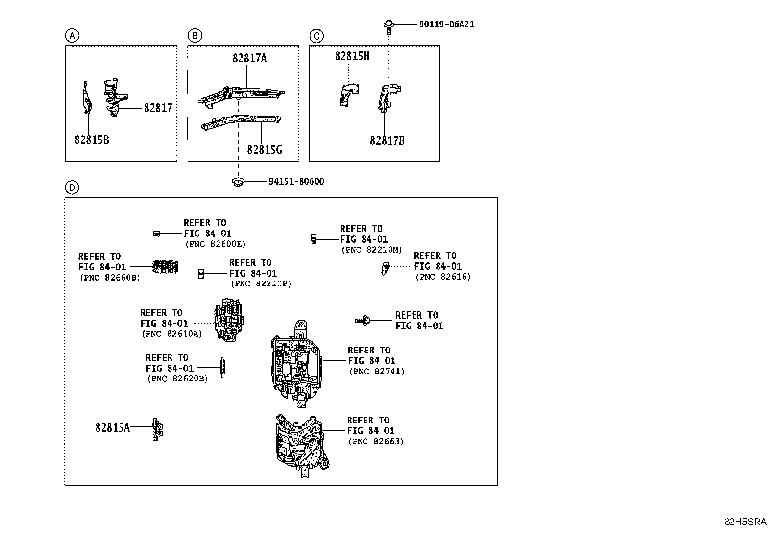 82113-52C40 WIRE, ENGINE ROOM, NO.3 product image