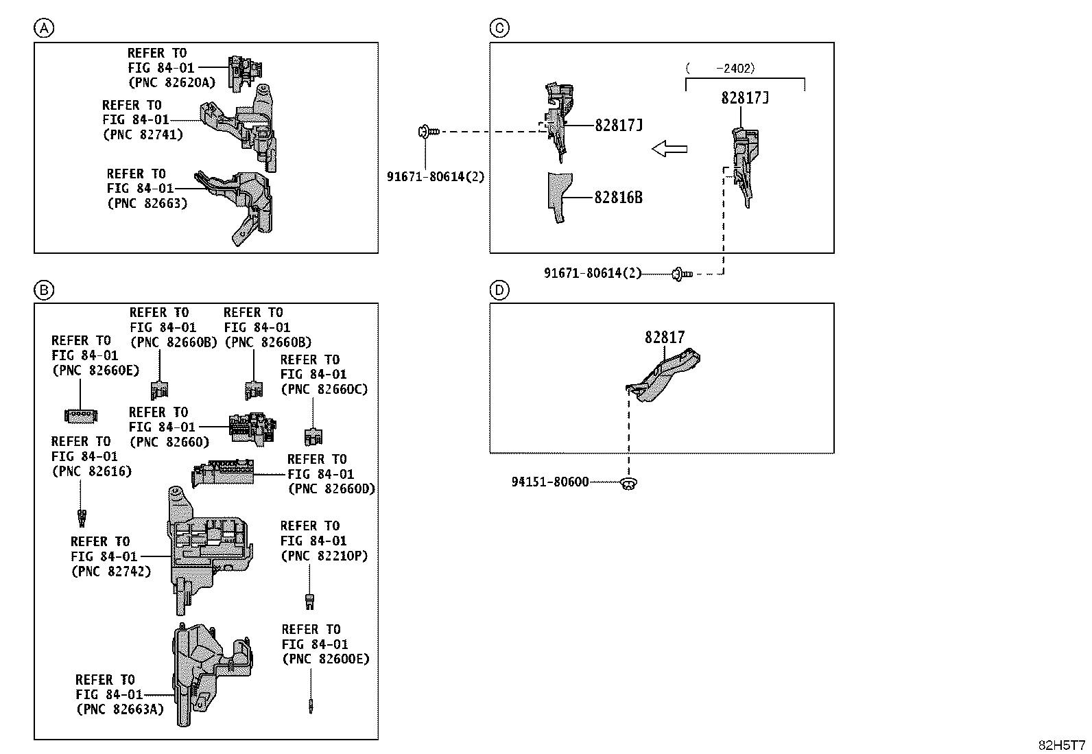 82824-15040 CONNECTOR, WIRING HARNESS product image