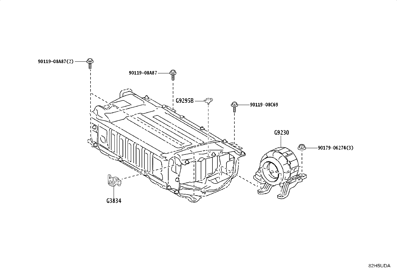 28877-BZ030 INSULATOR, BATTERY product image