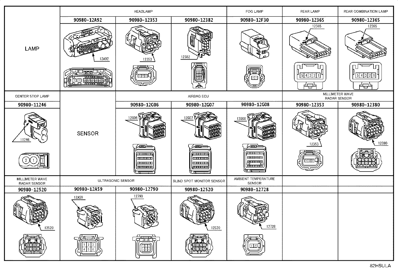 82113-52C40 WIRE, ENGINE ROOM, NO.3 product image