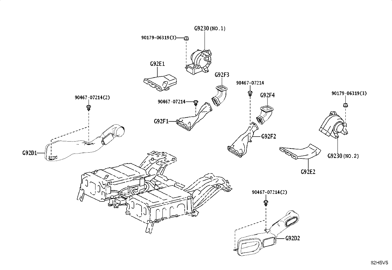 28885-37070 HOSE, BATTERY product image