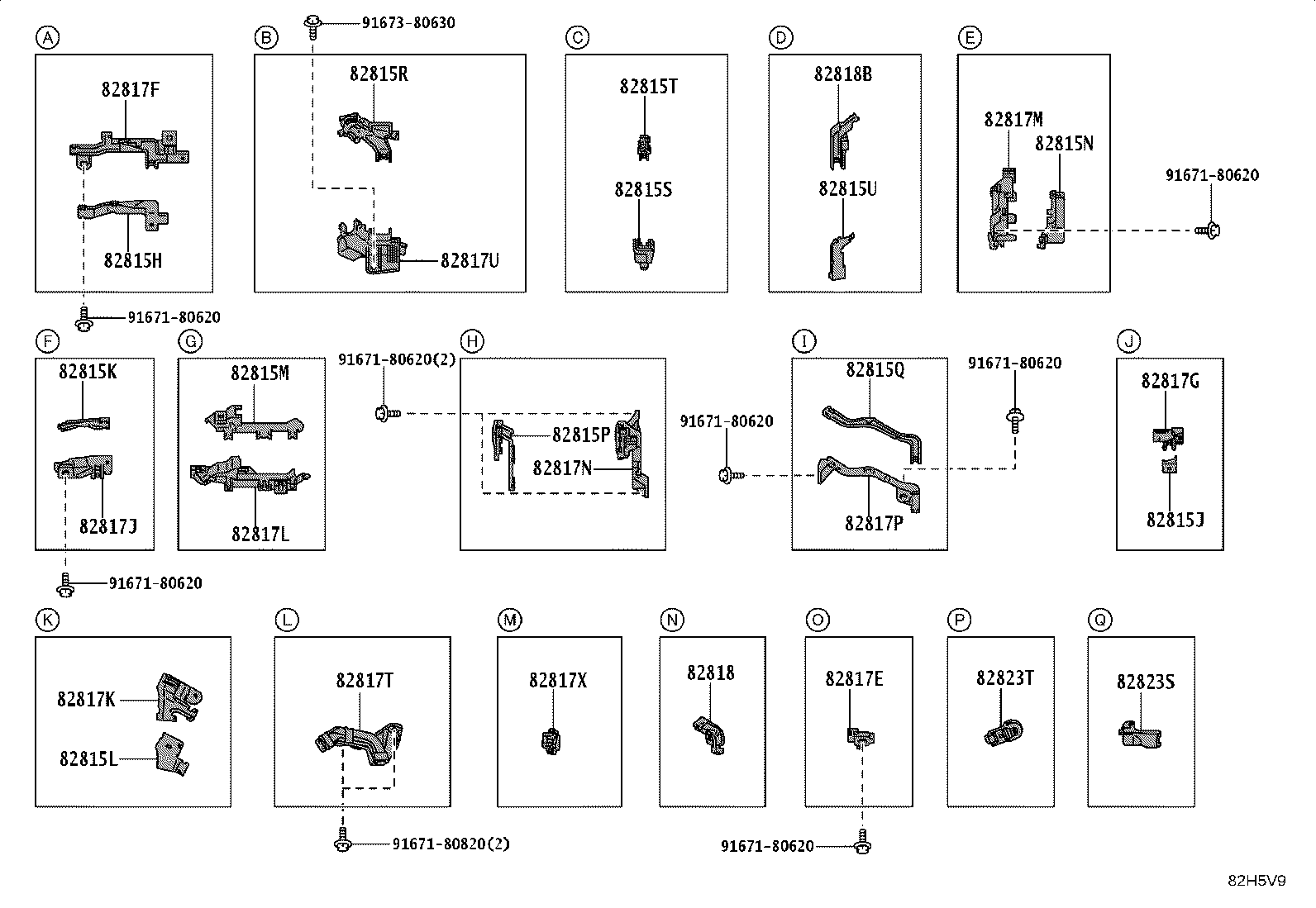 82114-52060 WIRE, ENGINE ROOM, NO.4 product image
