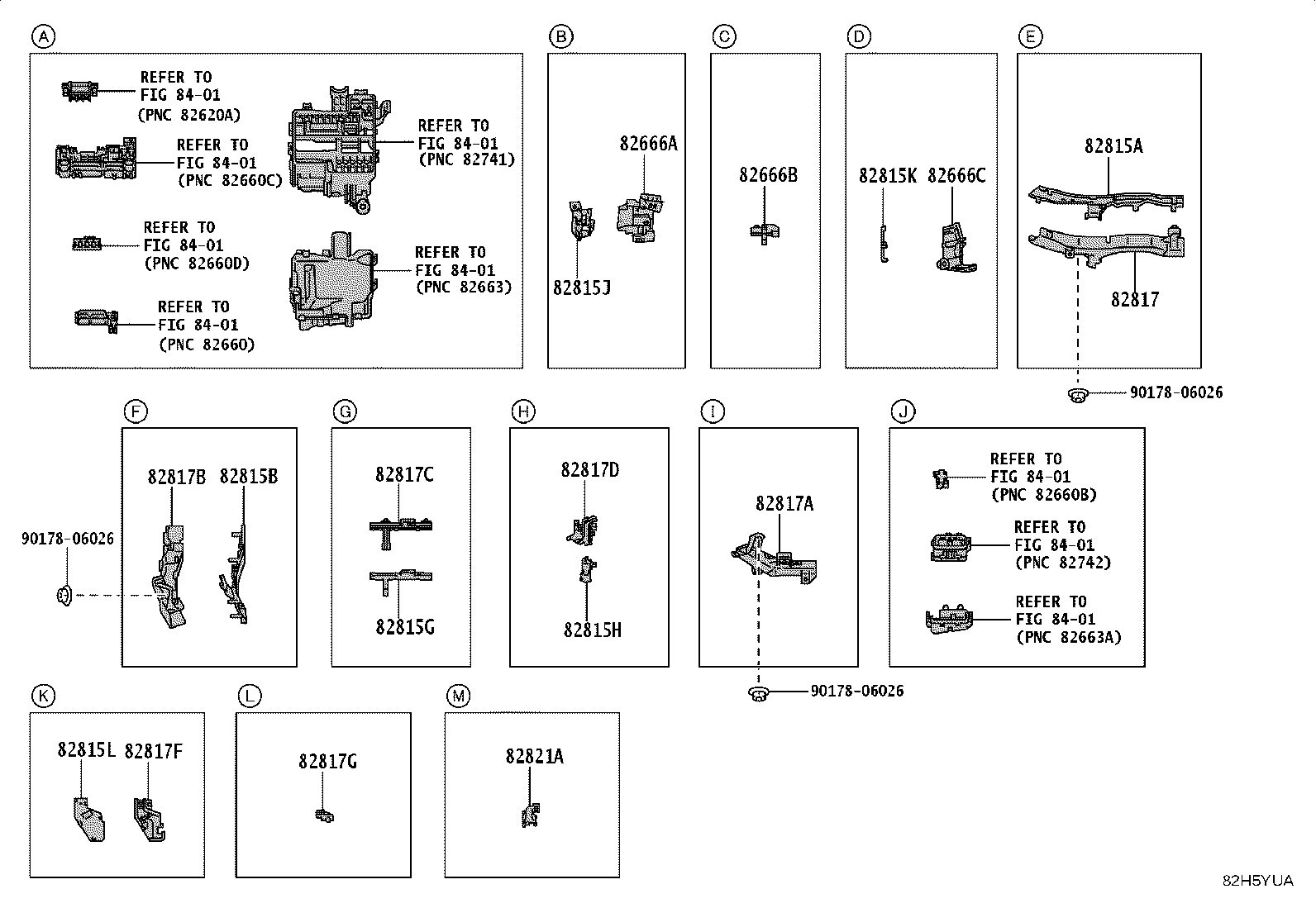 82817-V1300 PROTECTOR, WIRING HARNESS, NO.2 product image