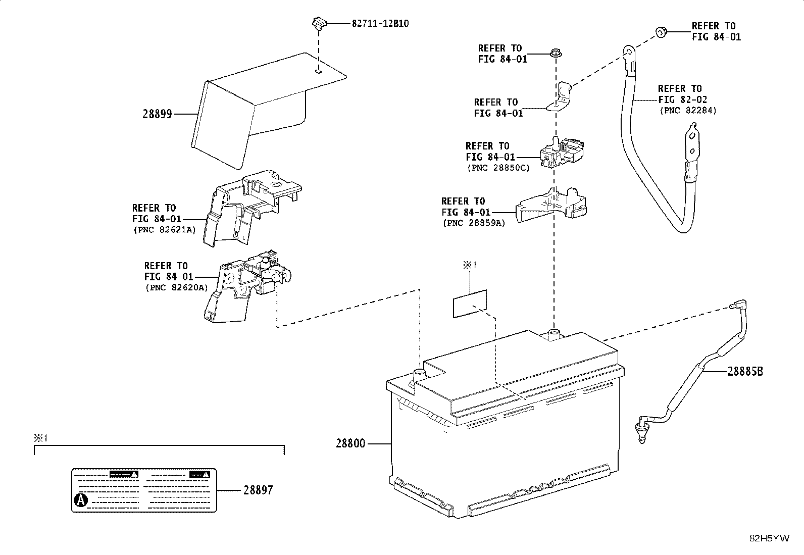 82675-60460 TERMINAL, JUNCTION product image