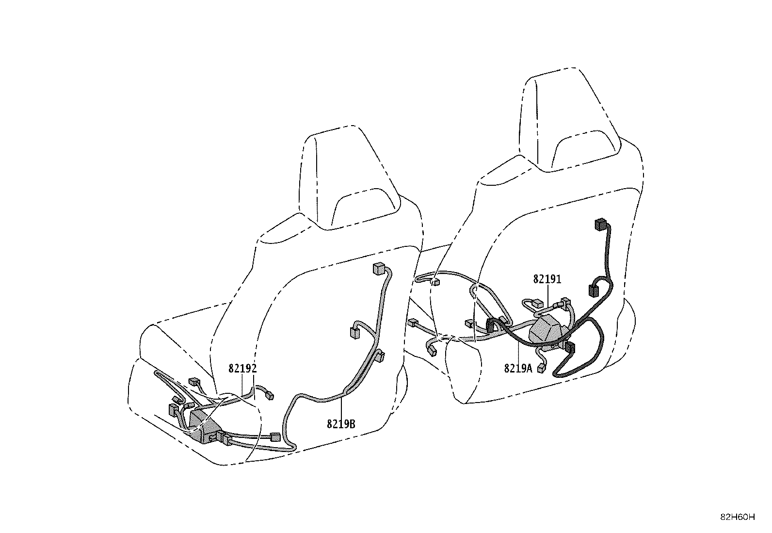 82151-16D90 WIRE, FRONT DOOR, RH product image