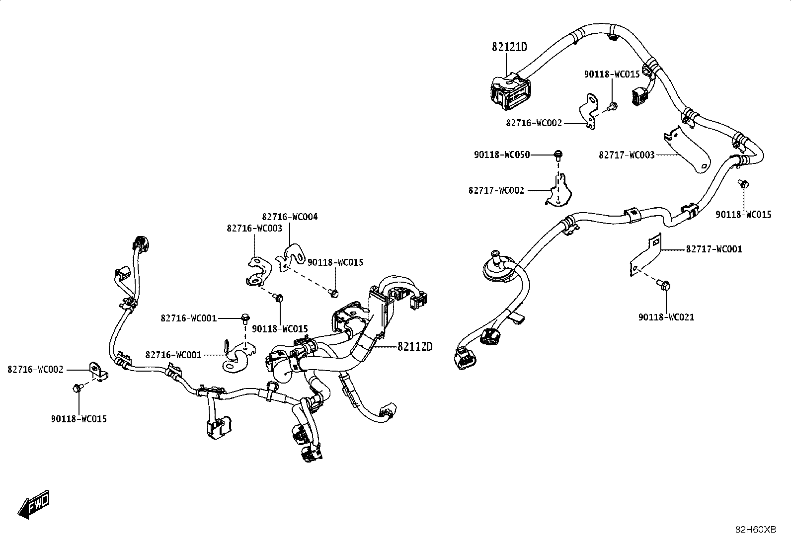 67923-WC006 PROTECTOR, WIRING HARNESS, NO.1 product image
