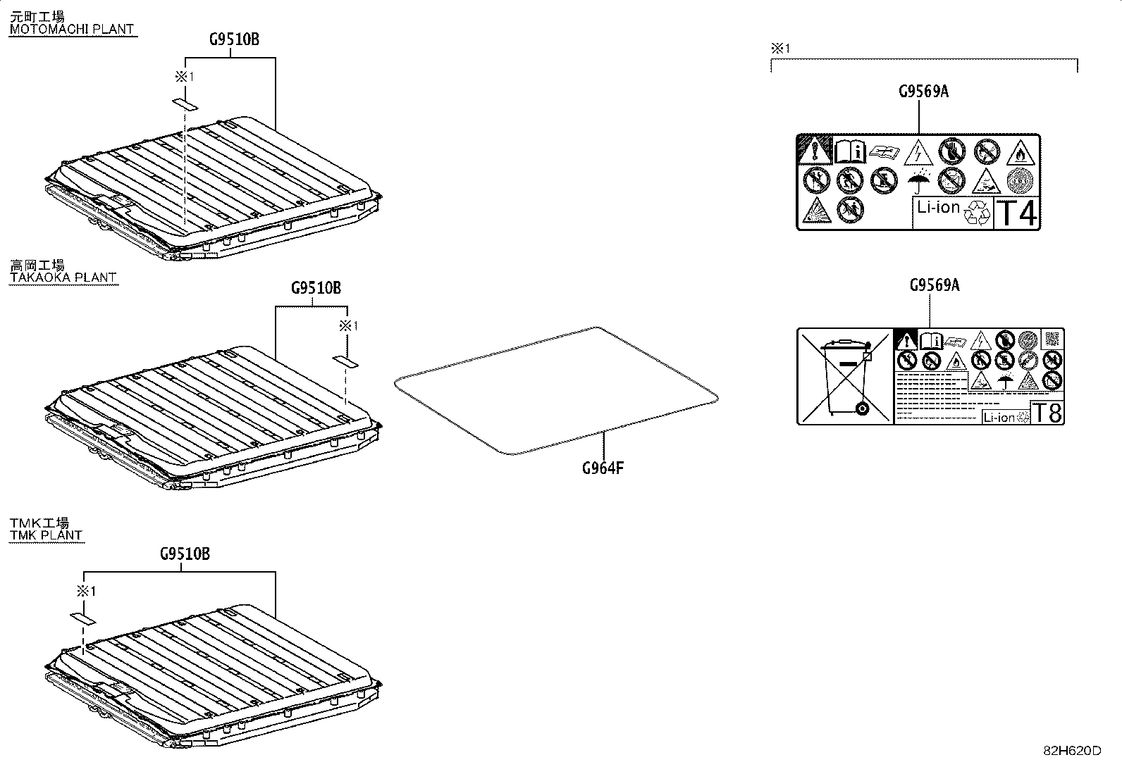 58219-42110 COVER, BATTERY BOX product image
