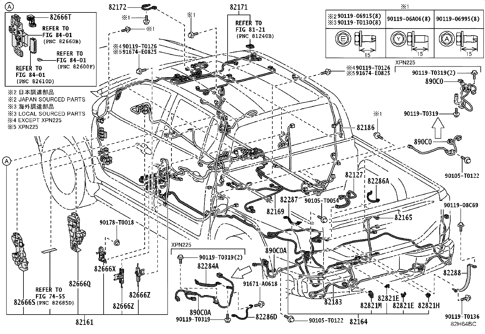 82142-KKF80 WIRE, INSTRUMENT PANEL, NO.2 product image