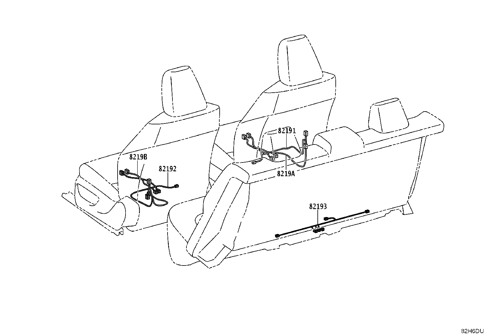 82817-03040 PROTECTOR, WIRING HARNESS, NO.1 product image