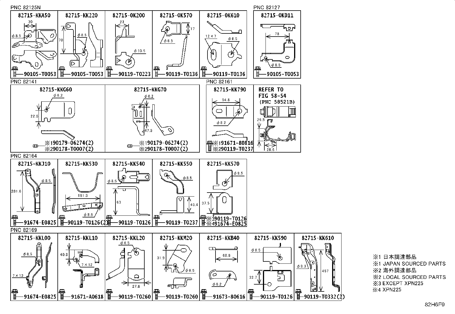 82142-KKF80 WIRE, INSTRUMENT PANEL, NO.2 product image