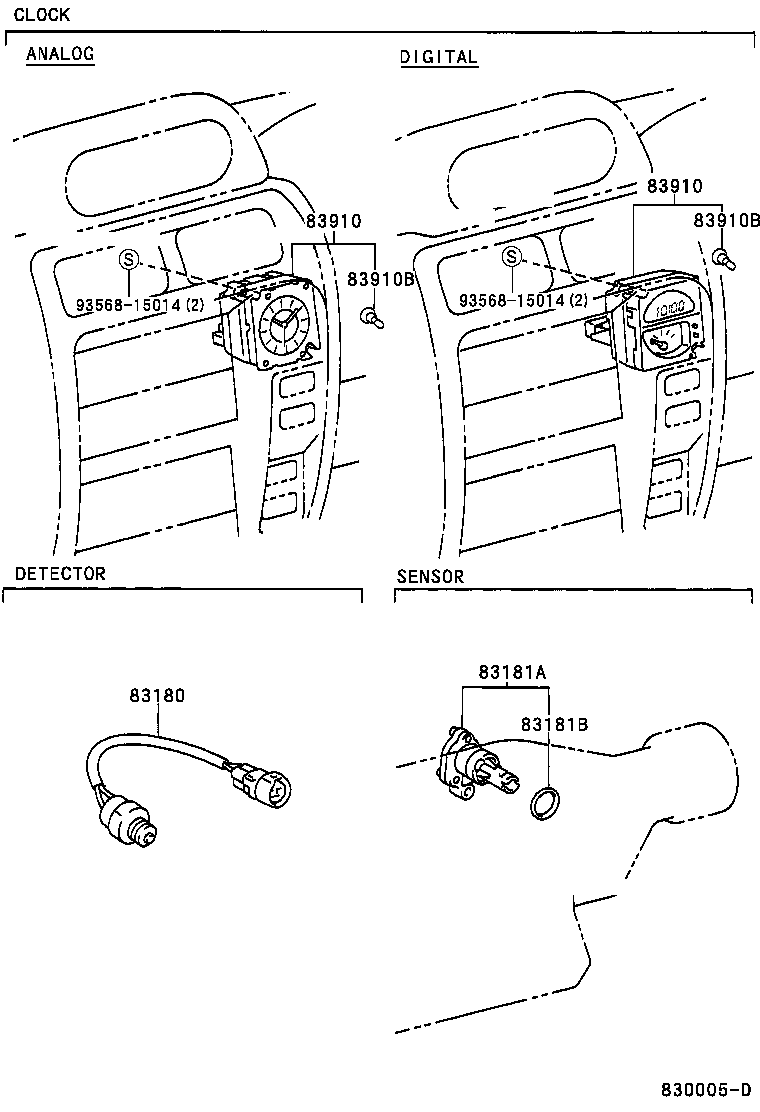 83831-60040 LENS, METER, NO.2 product image
