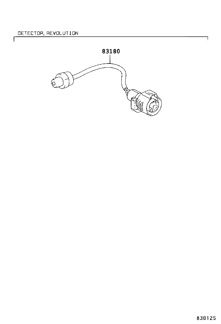 83181-37160 SENSOR, SPEEDOMETER product image