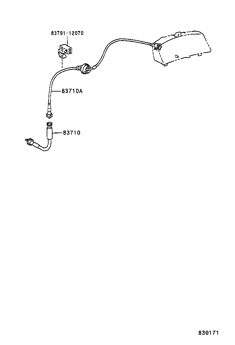 83181-02010 SENSOR, SPEEDOMETER product image