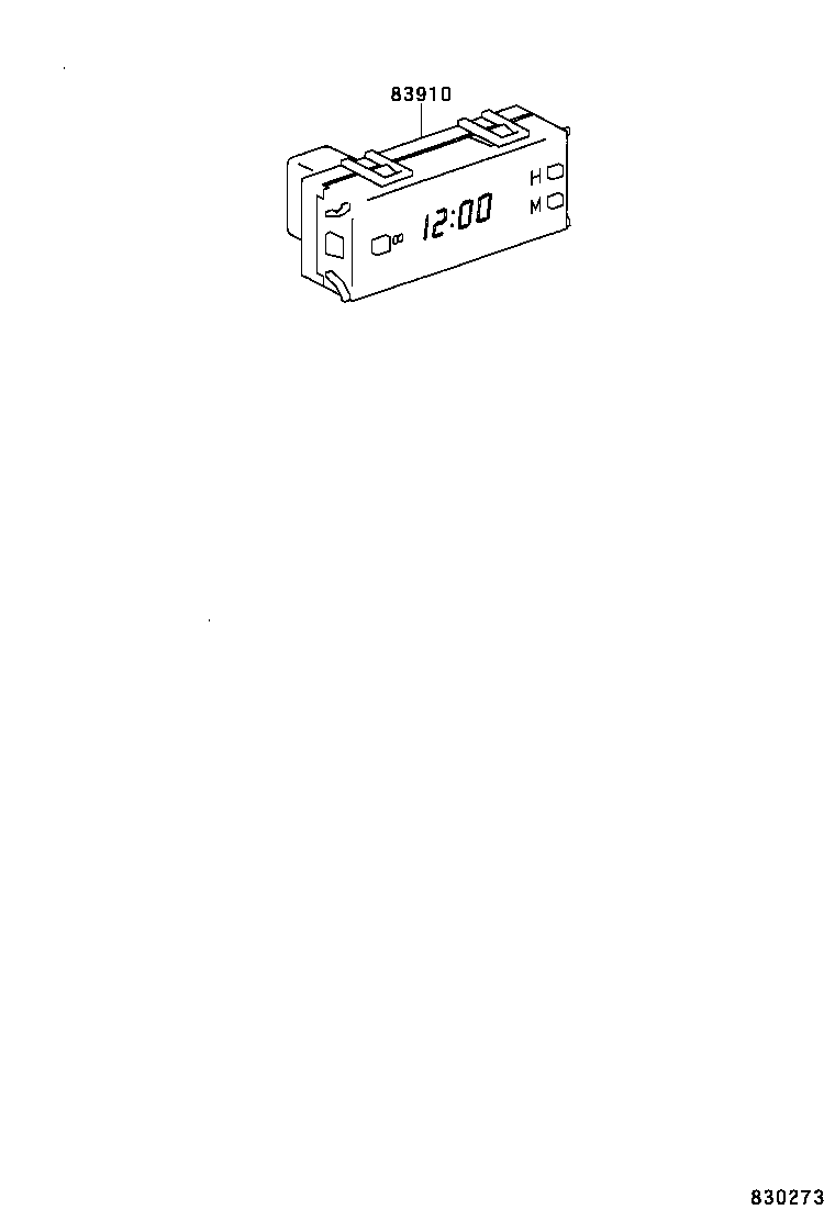 83841-21150 CASE, COMBINATION METER product image