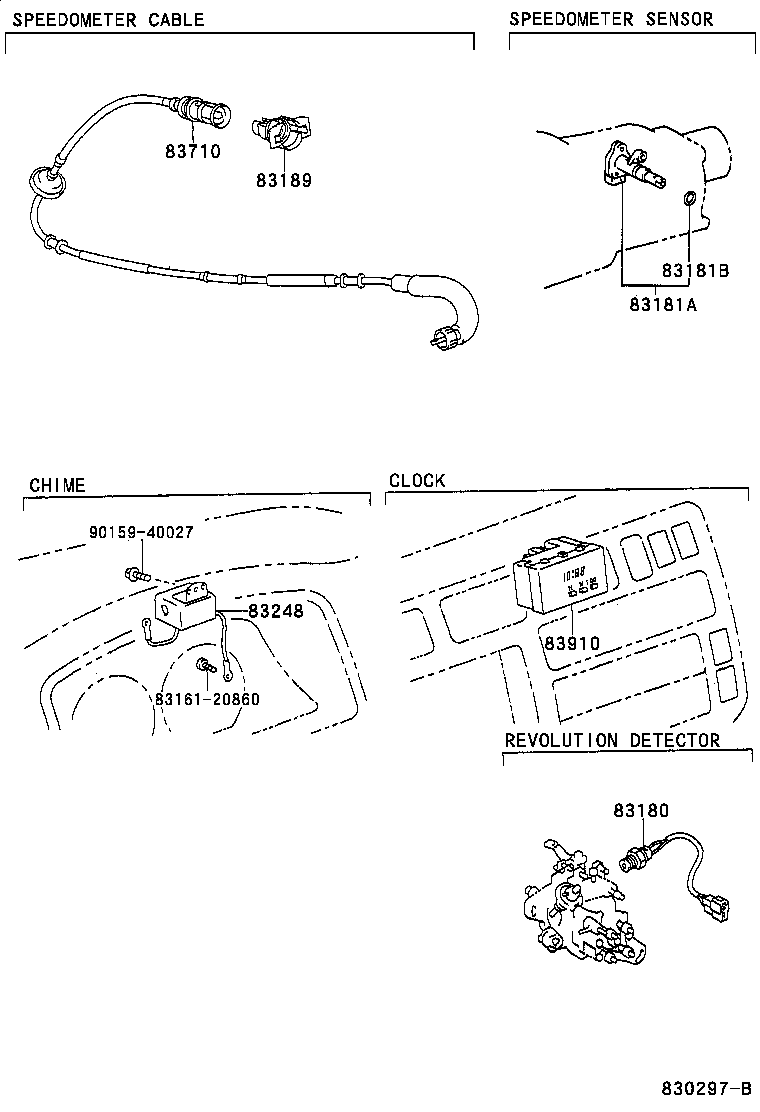 83181-36010 SENSOR, SPEEDOMETER product image