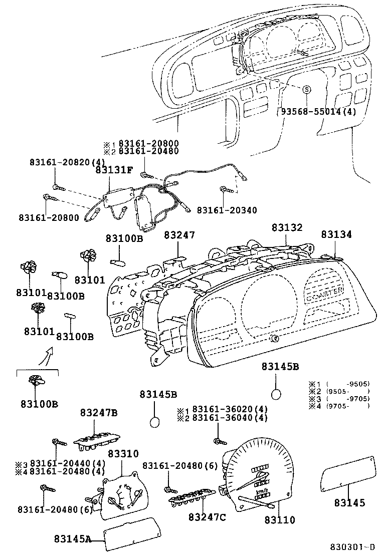 83145-36200 LENS, METER, NO.2 product image