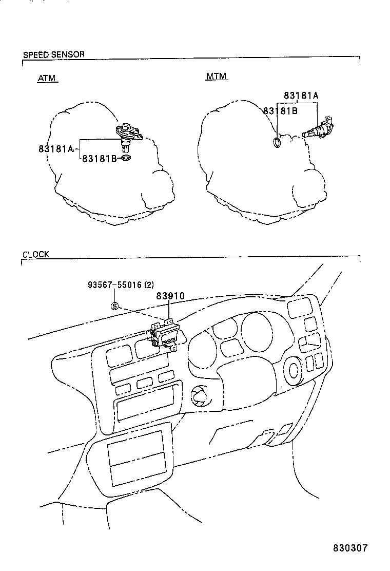 83841-42200 CASE, COMBINATION METER product image