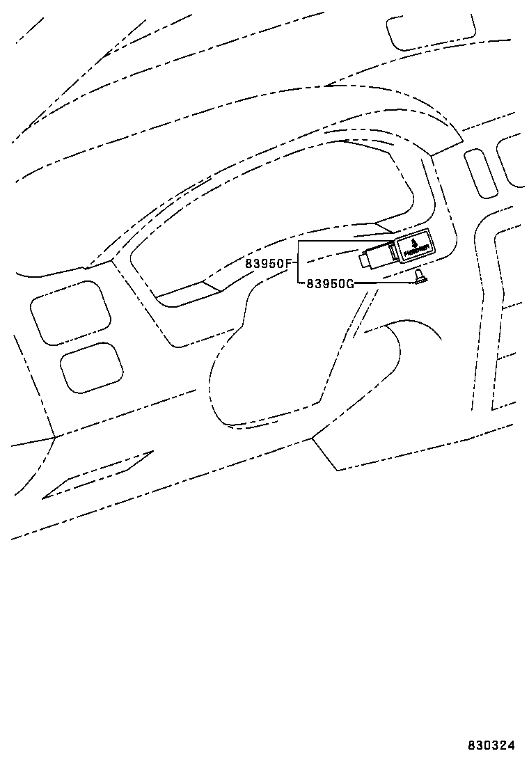 83147-16010 CONNECTOR, COMBINATION METER product image