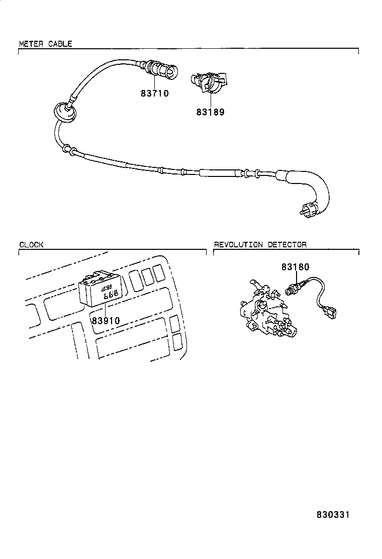 83149-26860 PLATE, METER CIRCUIT, NO.2 product image