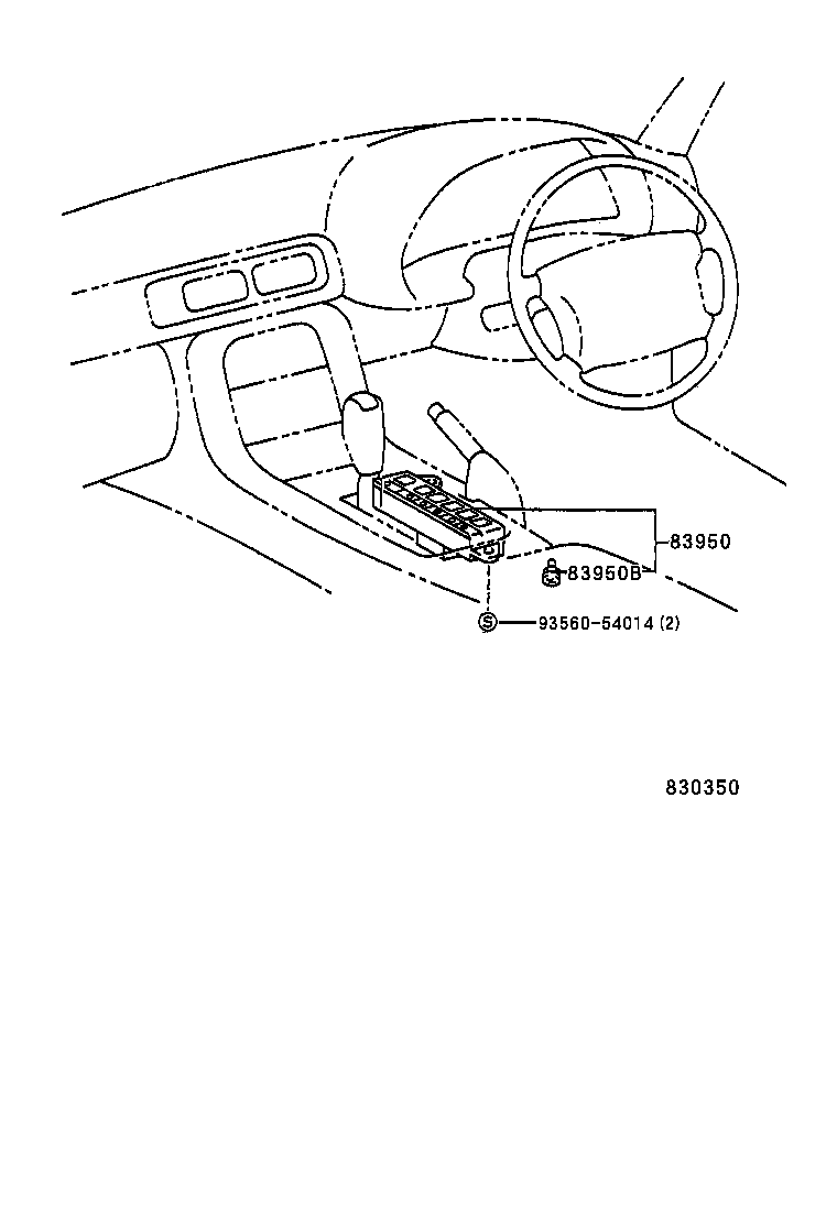 83950-24010 LAMP ASSY, TELLTALE product image