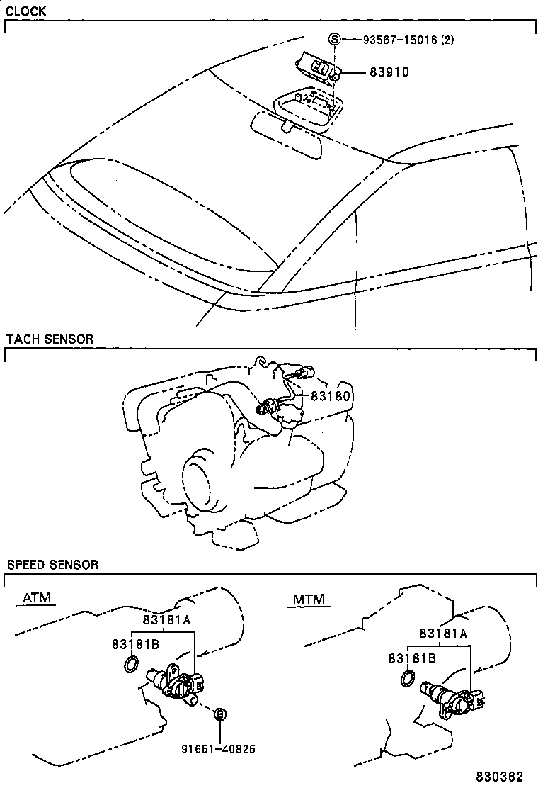 83180-28040 DETECTOR ASSY, REVOLUTION product image