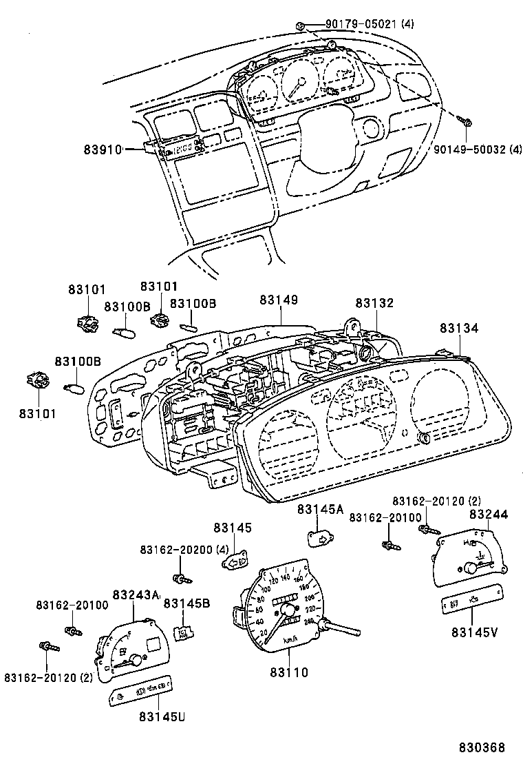 83149-20140 PLATE, METER CIRCUIT product image