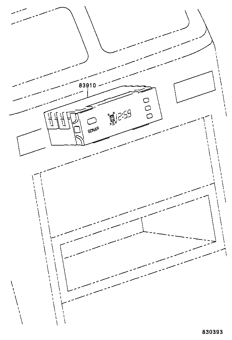 83291-44060 COMPUTER, COMBINATION METER product image