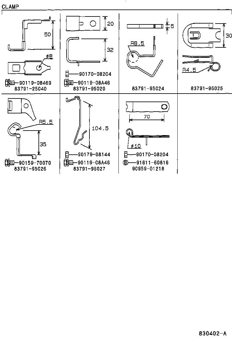 83243-37280 TACHOMETER ASSY, ENGINE product image