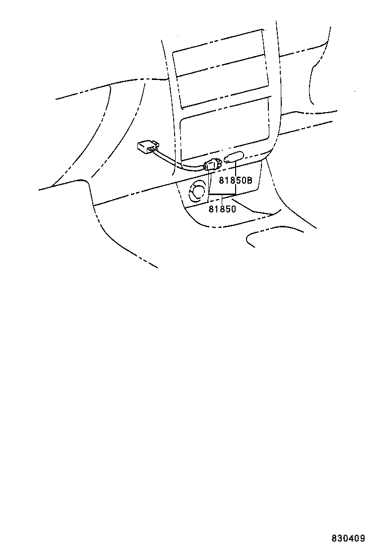 81850-20320 LAMP ASSY, INDICATOR product image