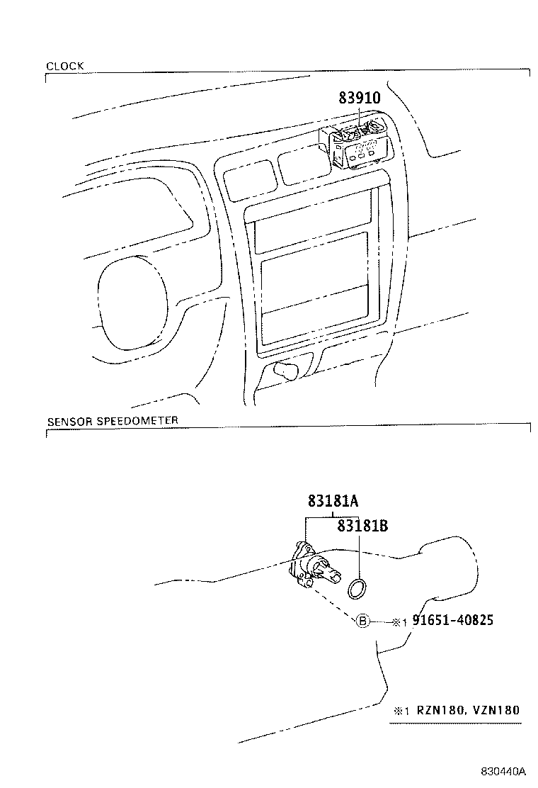 83841-35880 CASE, COMBINATION METER product image