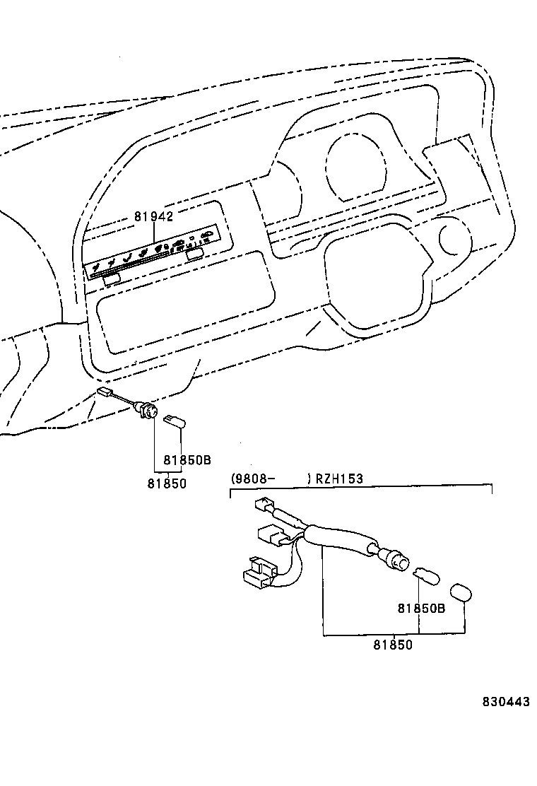 81850-95J00 LAMP ASSY, INDICATOR product image