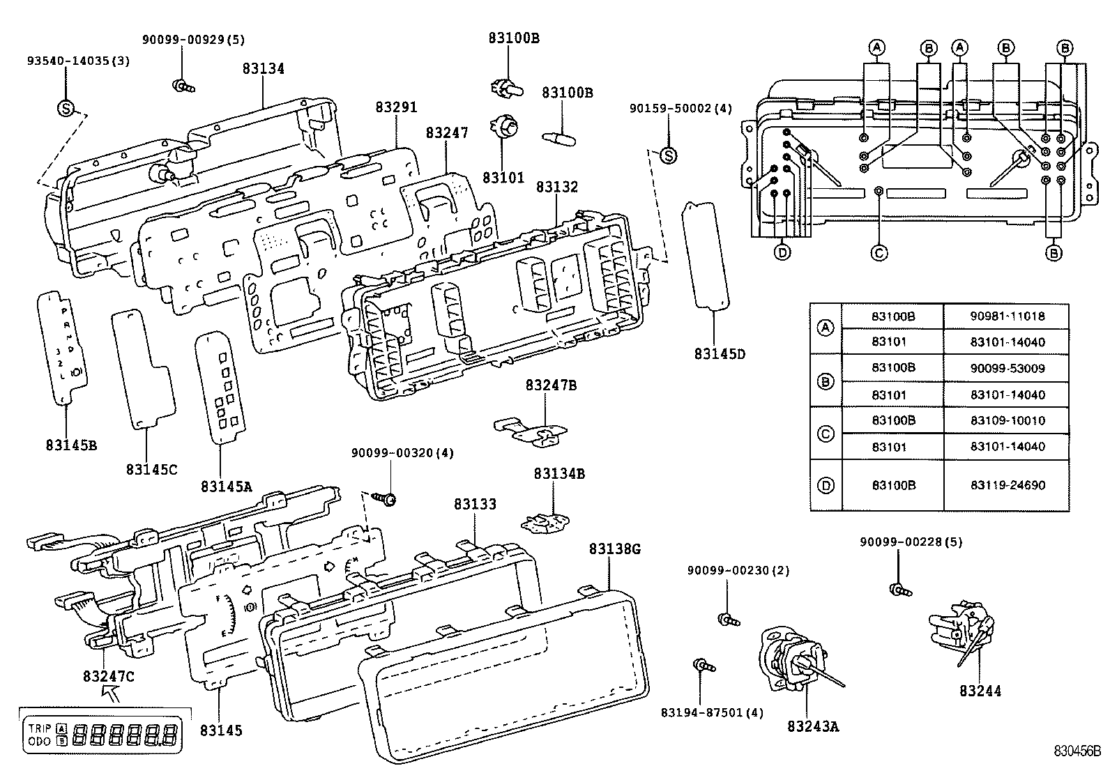 83291-40050 COMPUTER, COMBINATION METER product image