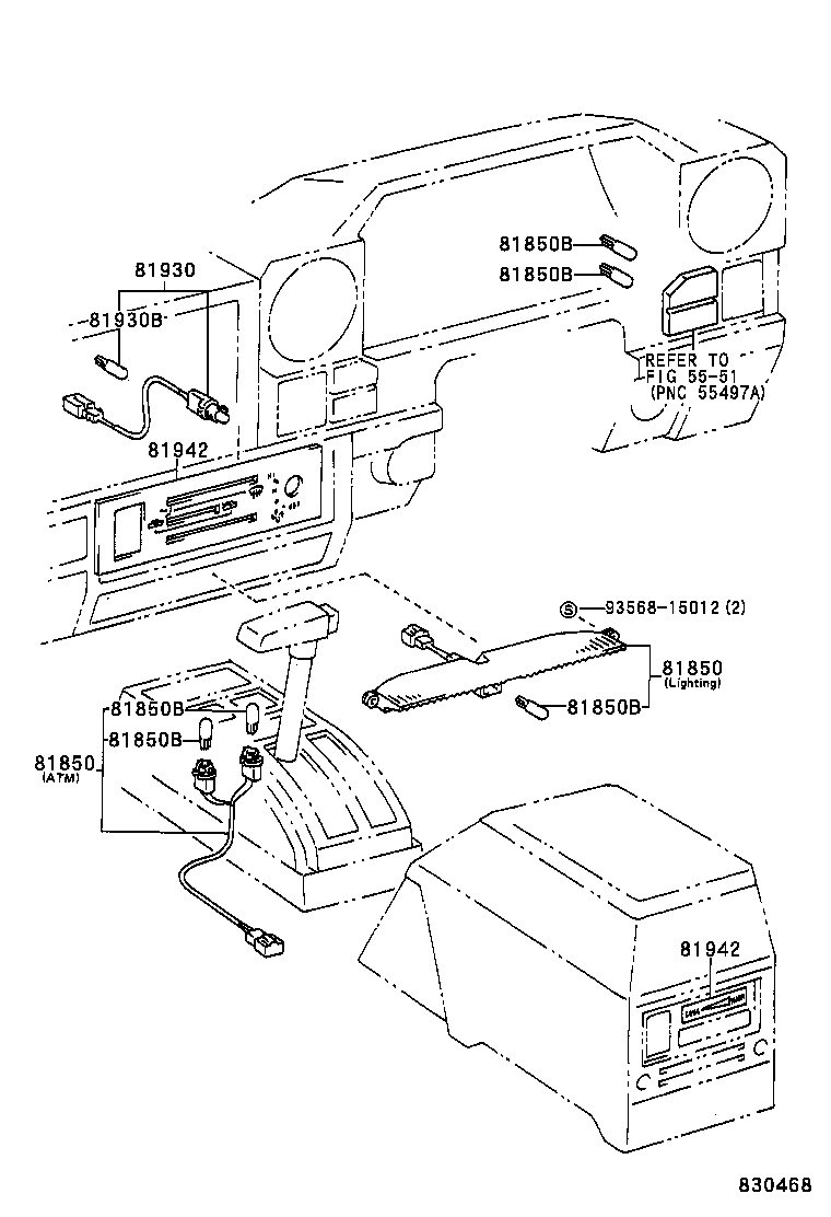 81850-90K07 LAMP ASSY, INDICATOR product image