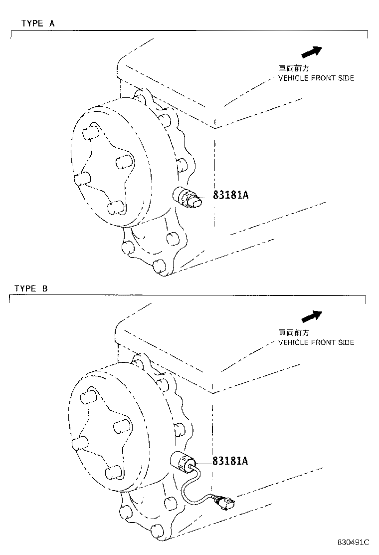 83181-37030 SENSOR, SPEEDOMETER product image