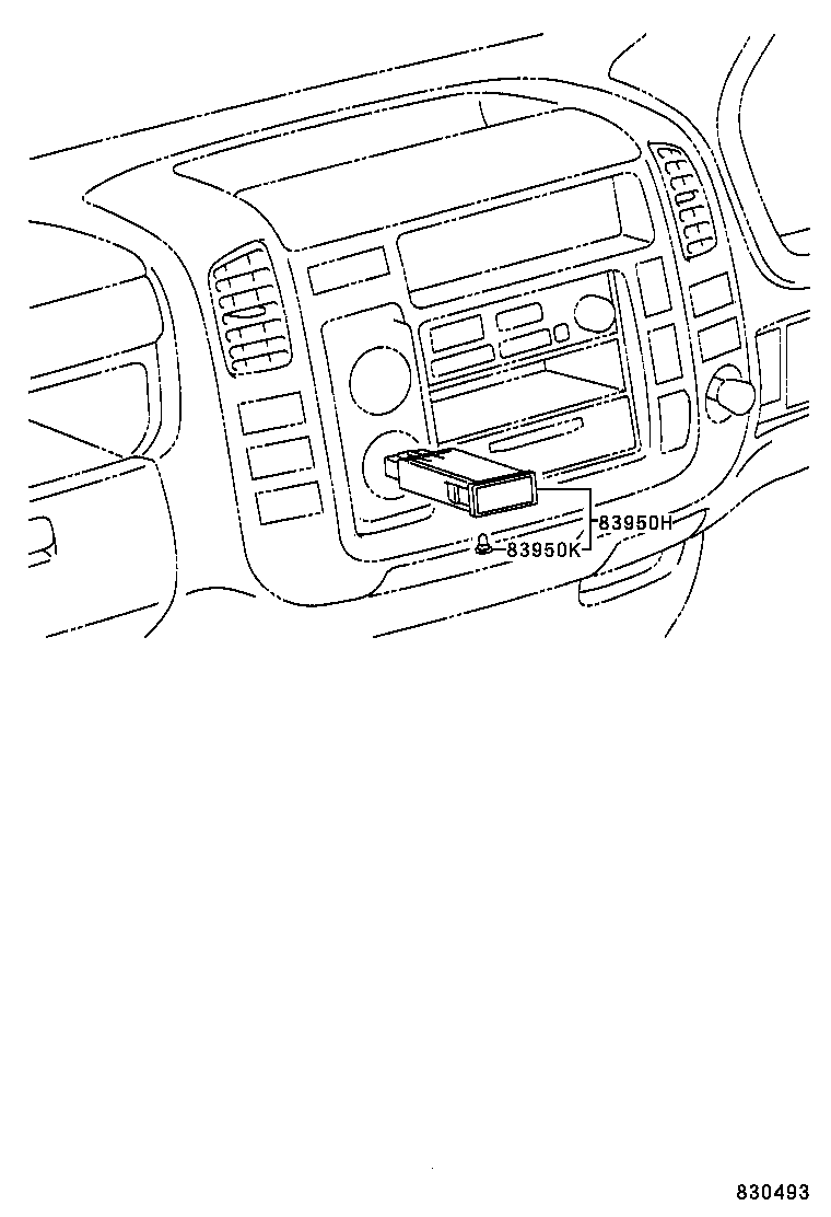 83950-37010 LAMP ASSY, PASSENGER SEAT BELT WARNING product image