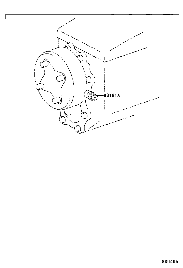 83841-37270 CASE, COMBINATION METER product image